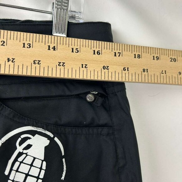 Grenade Men's Medium Snowboard Pants Black Pockets Logo Vented - Picture 7 of 16
